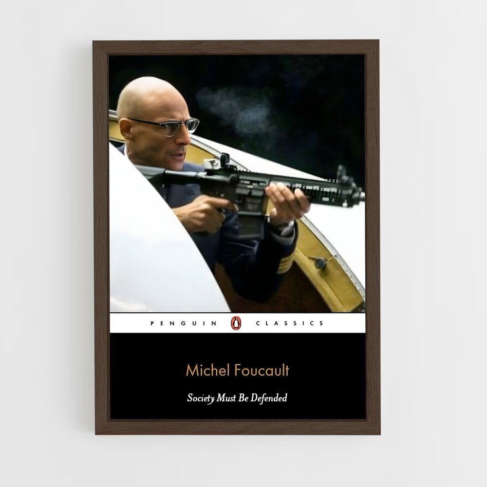 ap-michel foucault-6 cadre Bois foncé
