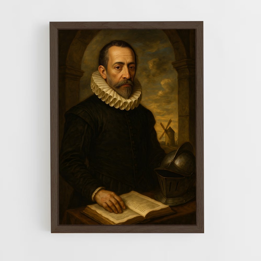 ap-miguel de cervantes-1 cadre Bois foncé