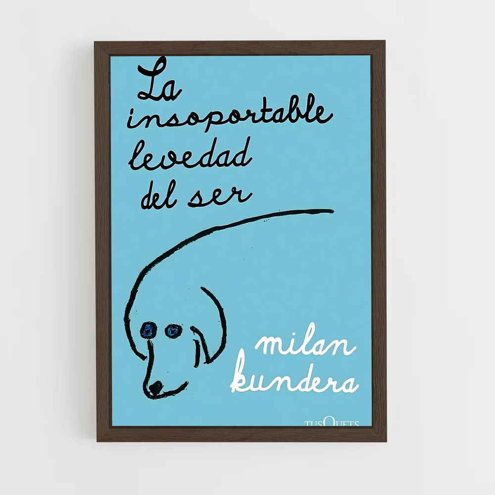ap-milan kundera-8 cadre Bois foncé