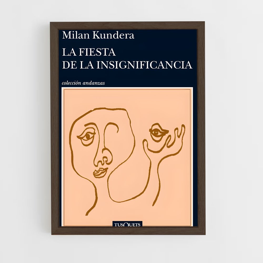 ap-milan kundera-9 cadre Bois foncé