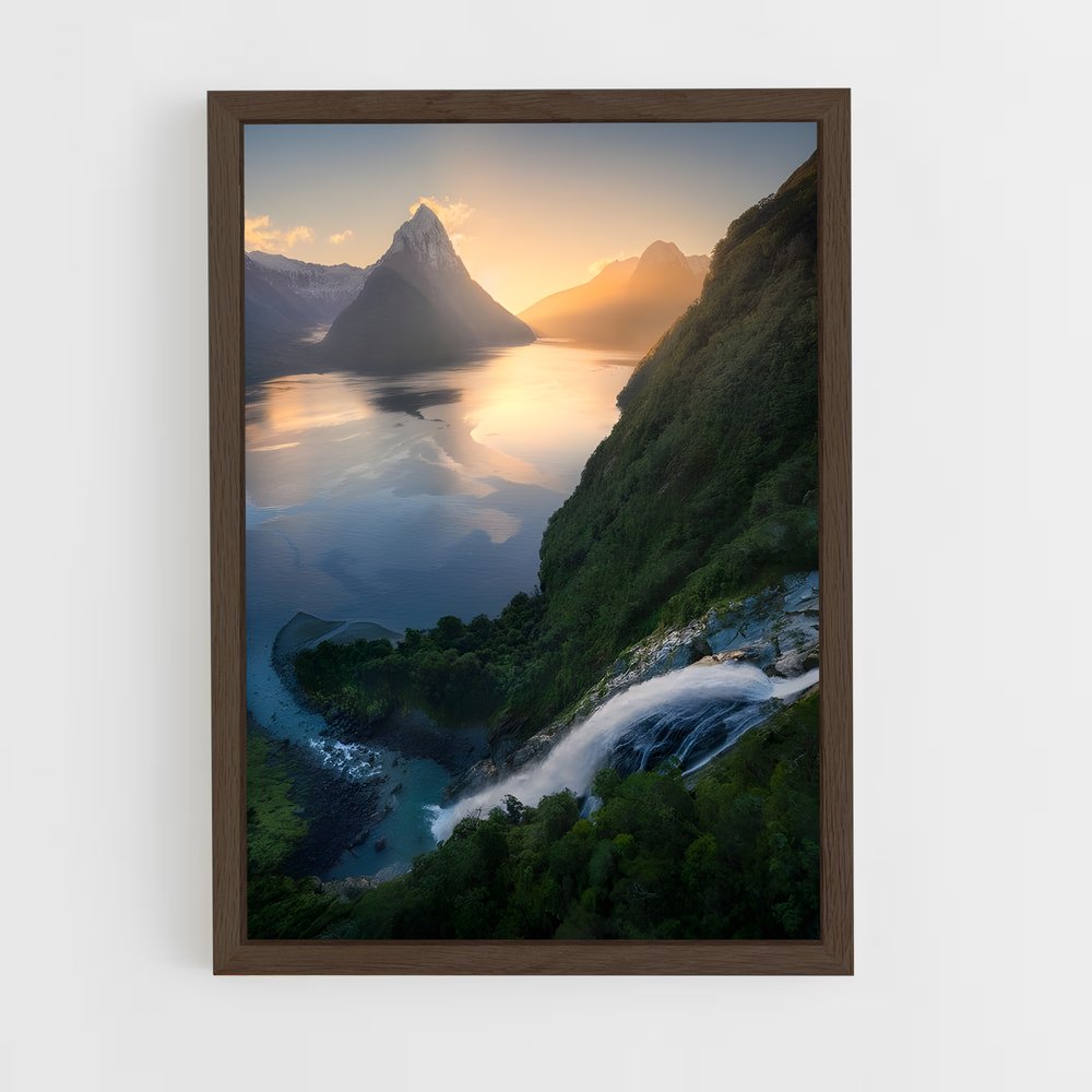 ap-milford sound-7 cadre Bois foncé