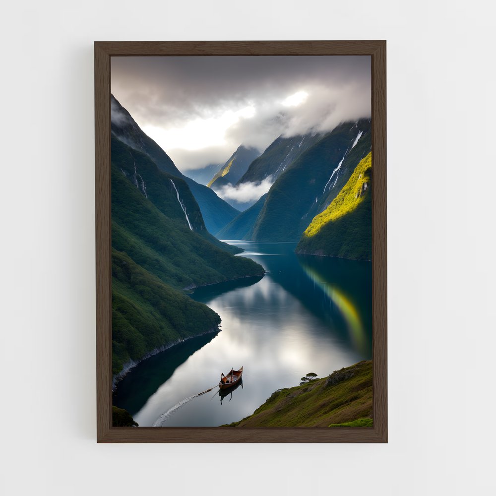 ap-milford sound-8 cadre Bois foncé
