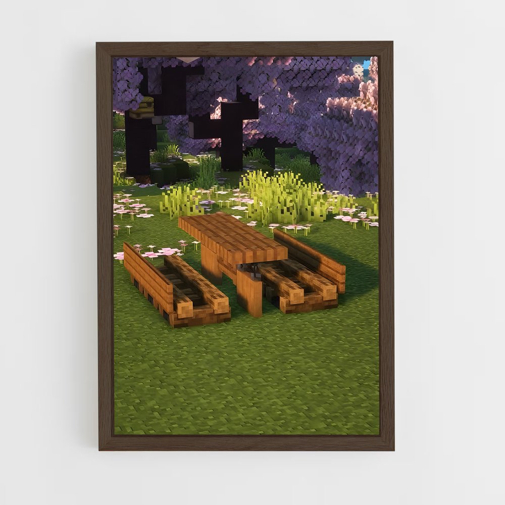 ap-minecraft-3 cadre Bois foncé