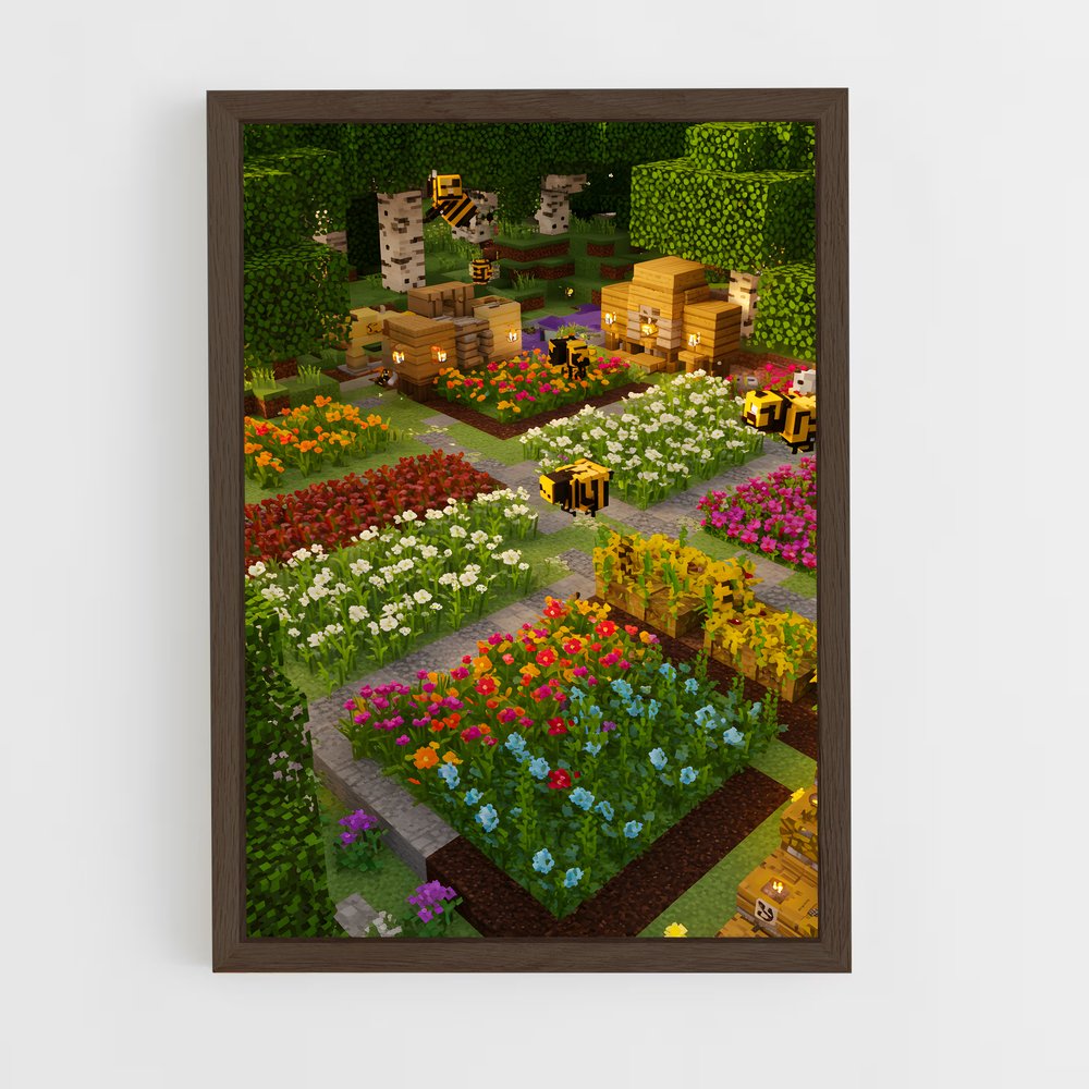 ap-minecraft-6 cadre Bois foncé