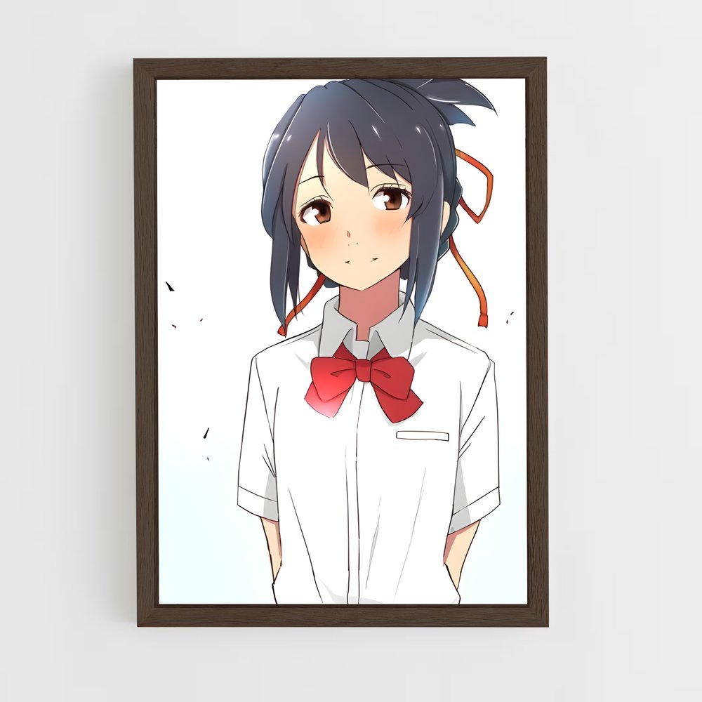 ap-mitsuha miyamizu-3 cadre Bois foncé