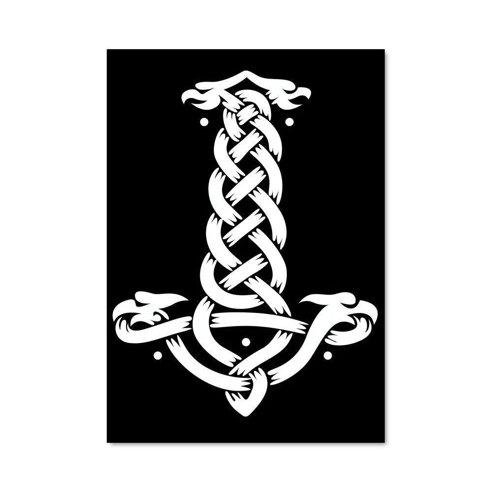 Poster Serpent Blanc