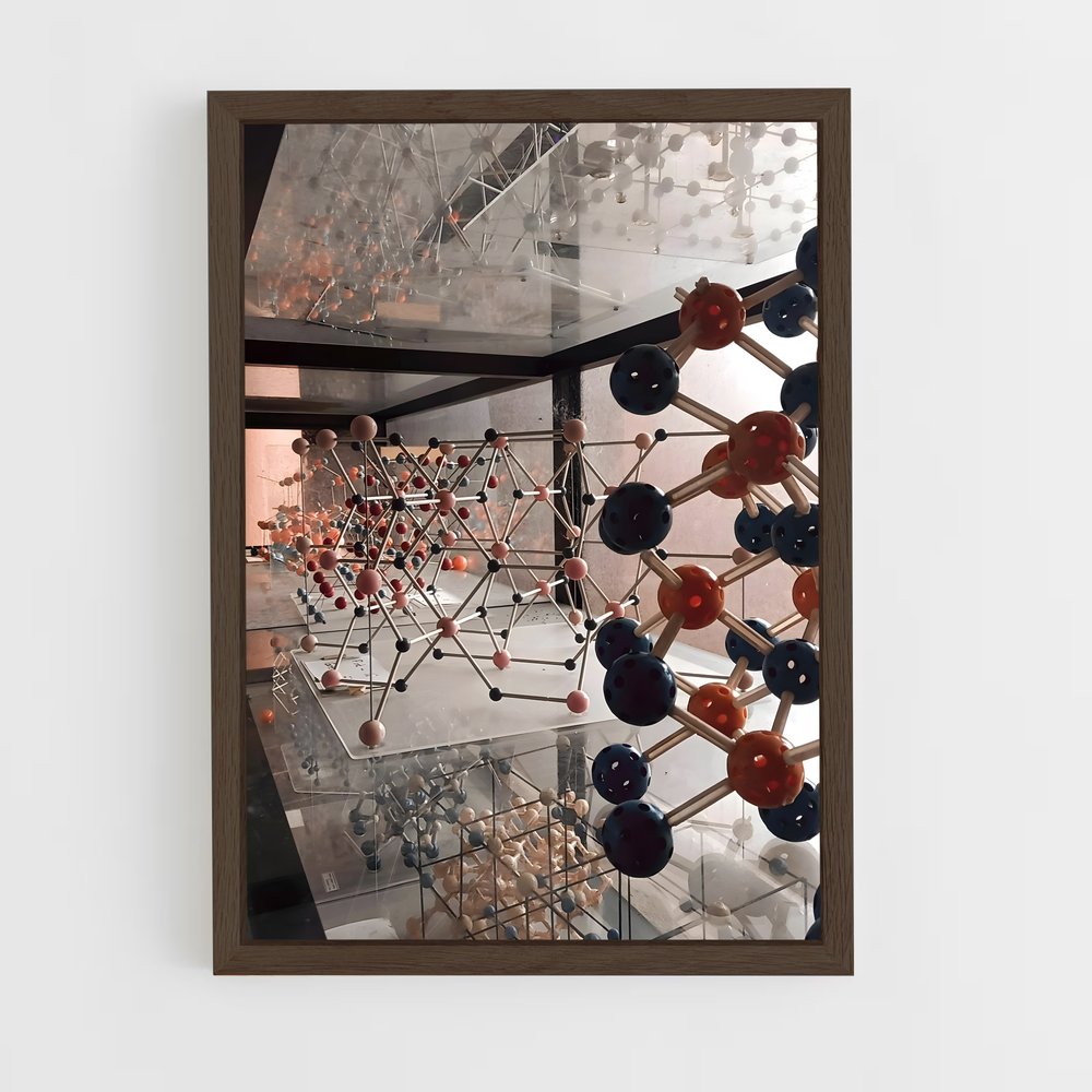 ap-molecular structures-3 cadre Bois foncé