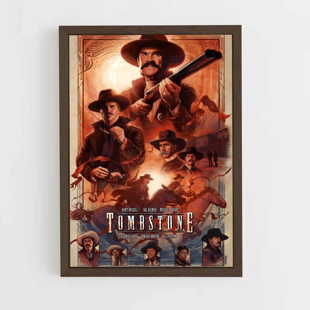 ap-morgan earp-2 cadre Bois foncé
