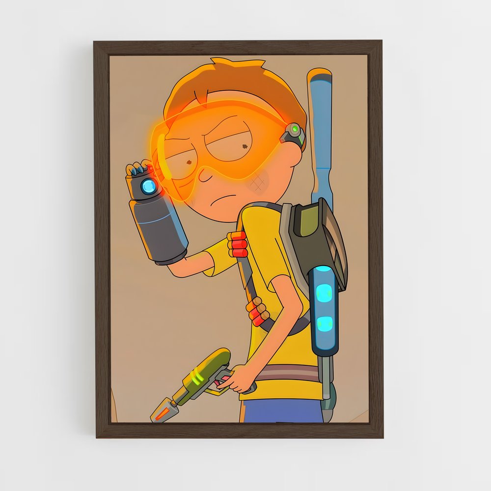 ap-morty smith-3 cadre Bois foncé
