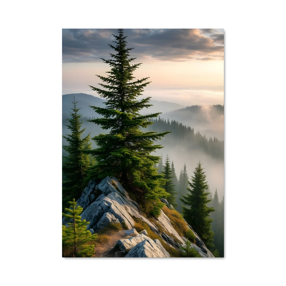 Poster Le Sapin Solitaire