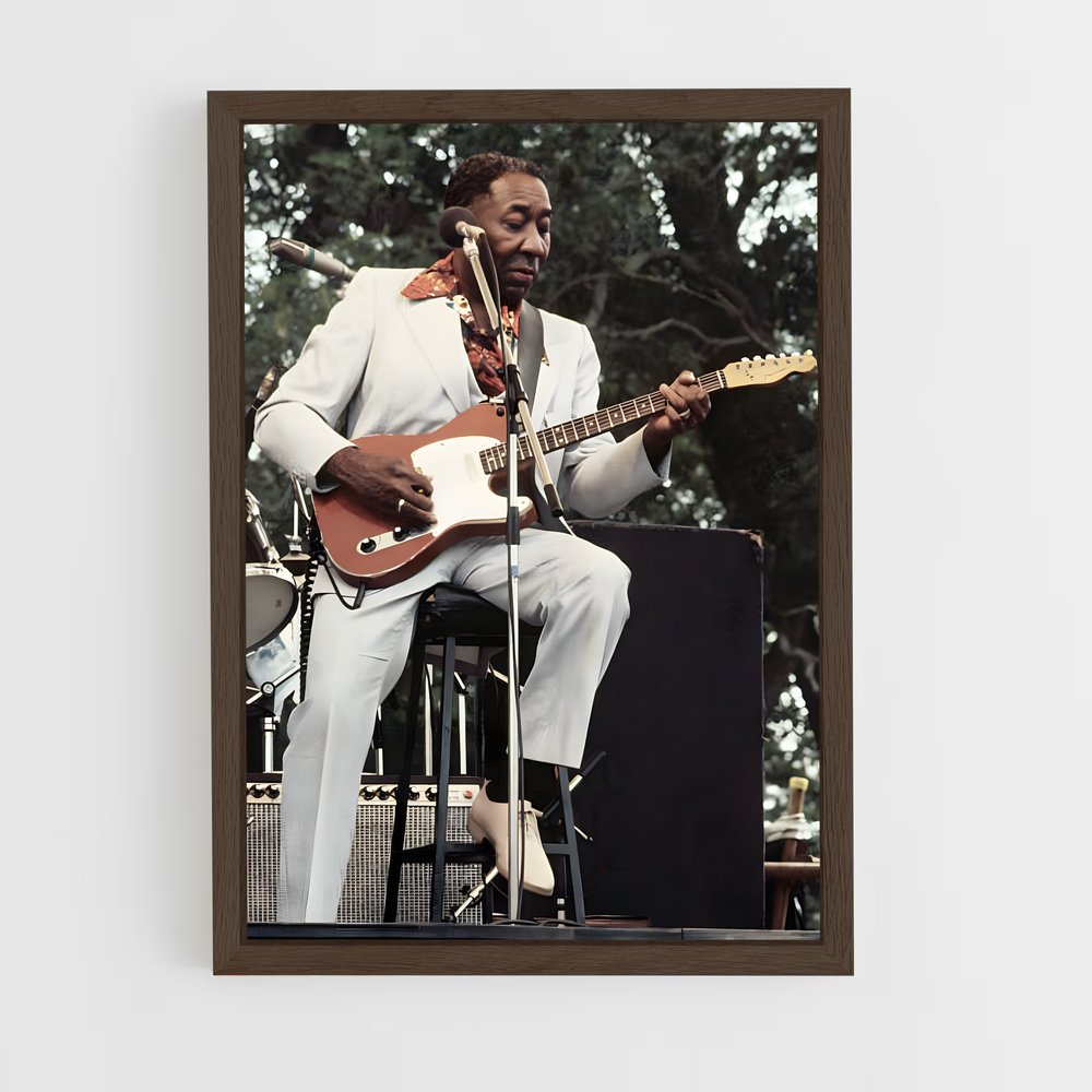 ap-muddy waters-4 cadre Bois foncé