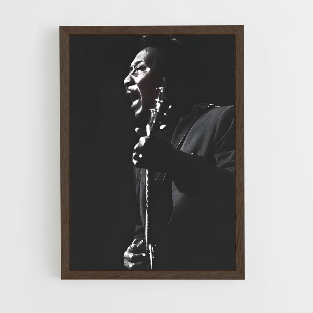 ap-muddy waters-7 cadre Bois foncé