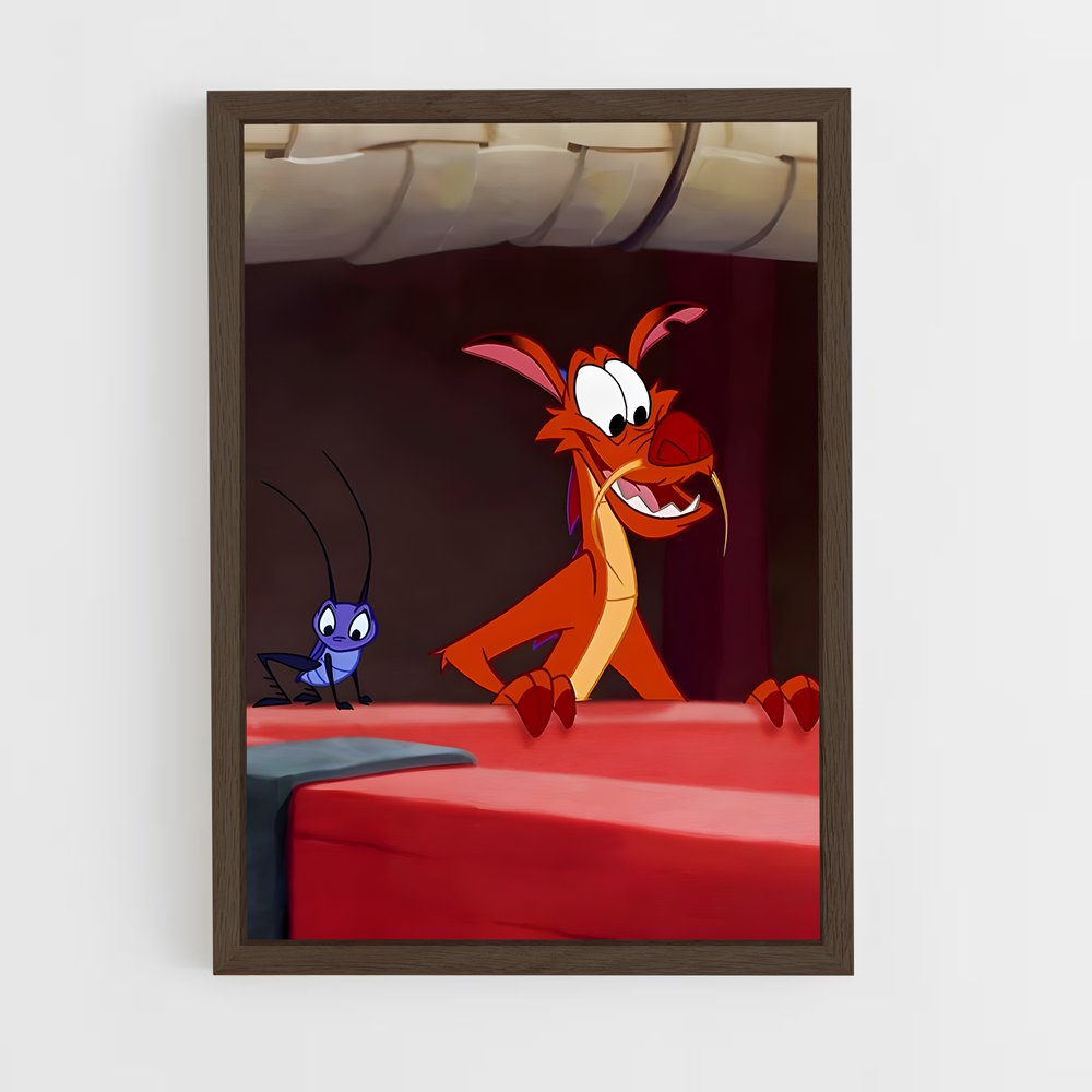 ap-mushu-5 cadre Bois foncé