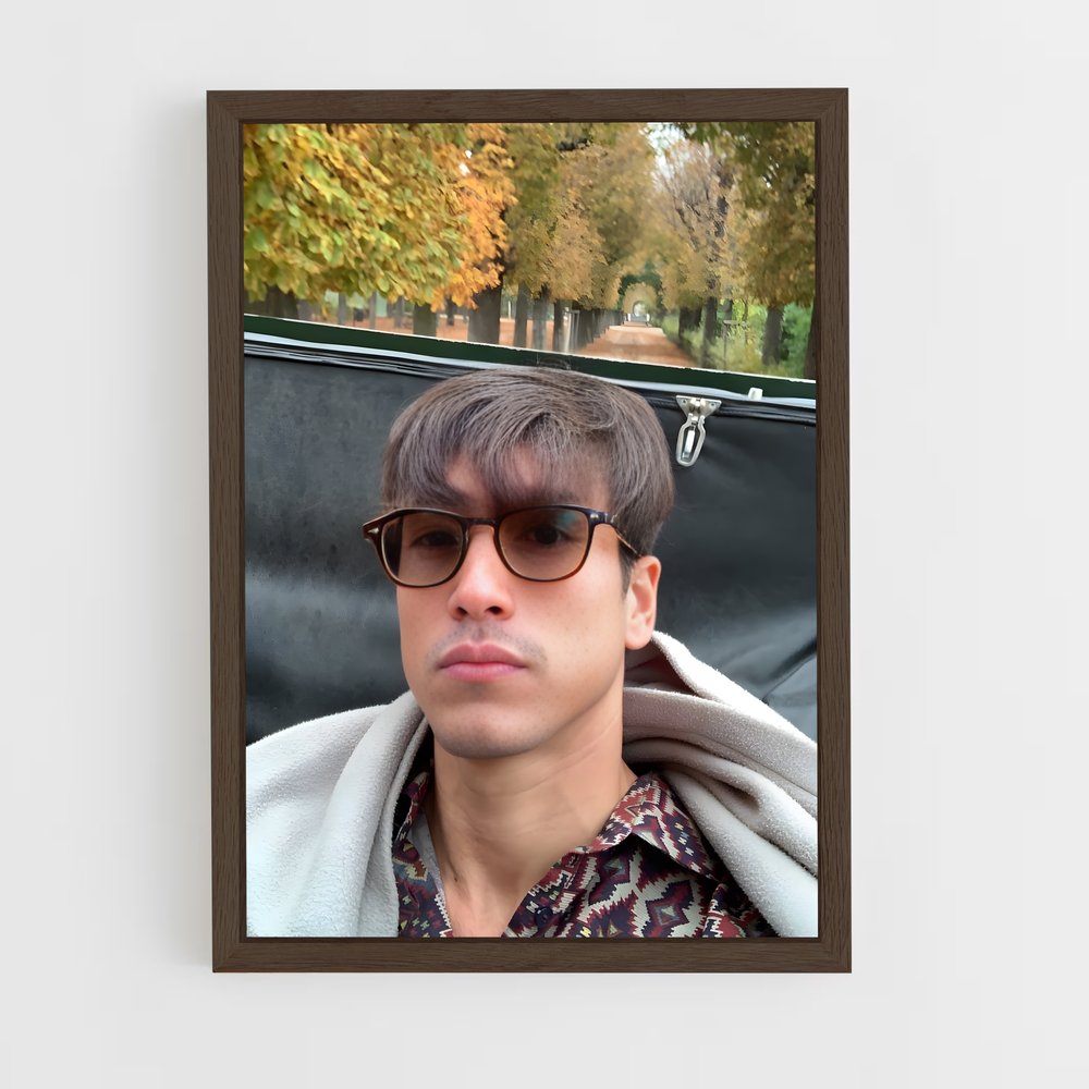 ap-nadech kugimiya-1 cadre Bois foncé