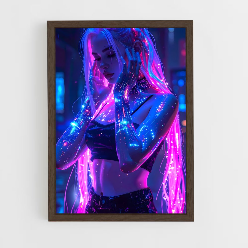 ap-neon-12 cadre Bois foncé