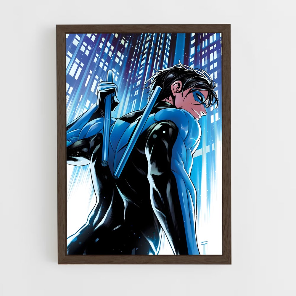 ap-nightwing-2 cadre Bois foncé