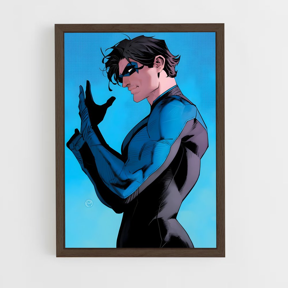 ap-nightwing-6 cadre Bois foncé