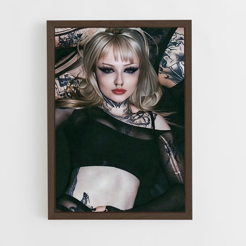 ap-nikkie tutorials-1 cadre Bois foncé