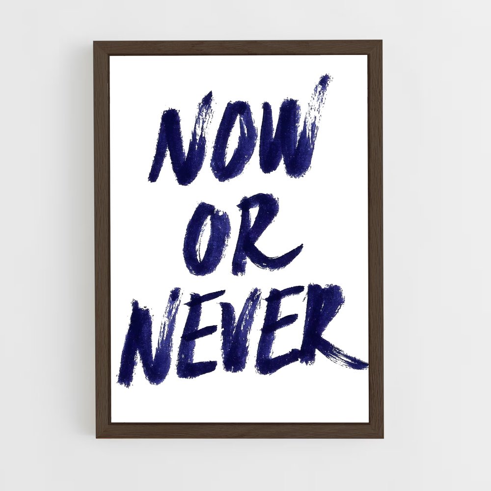 ap-now or never-3 cadre Bois foncé