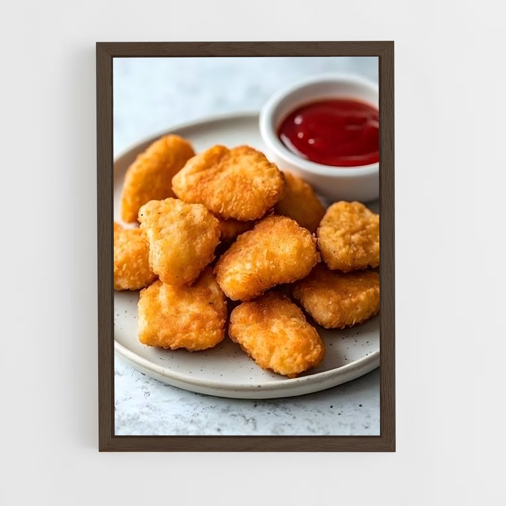 ap-nuggets-1 cadre Bois foncé