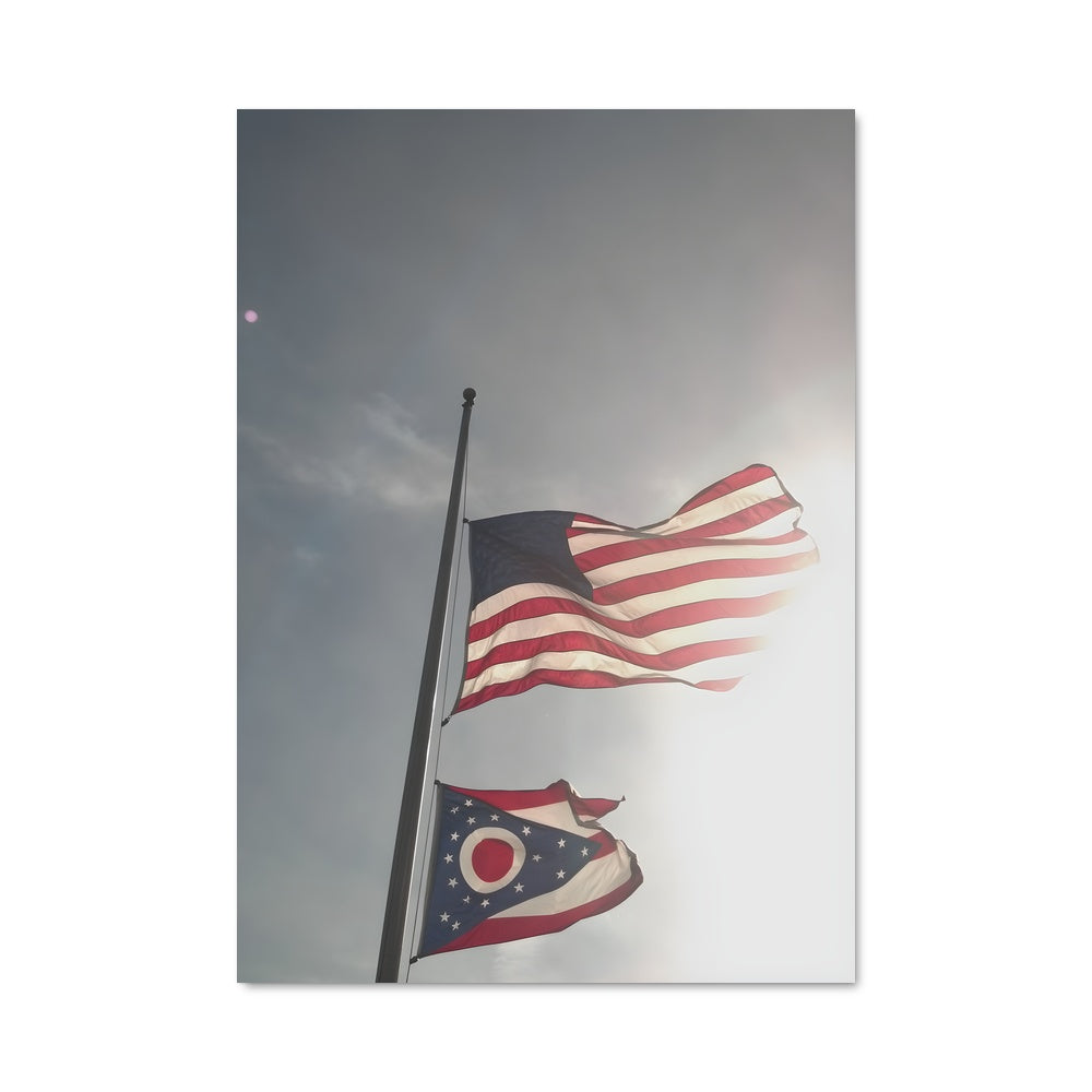 Poster Drapeaux Célestes