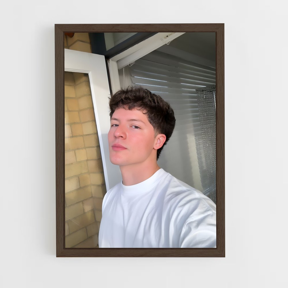 ap-ondreaz lopez-6 cadre Bois foncé