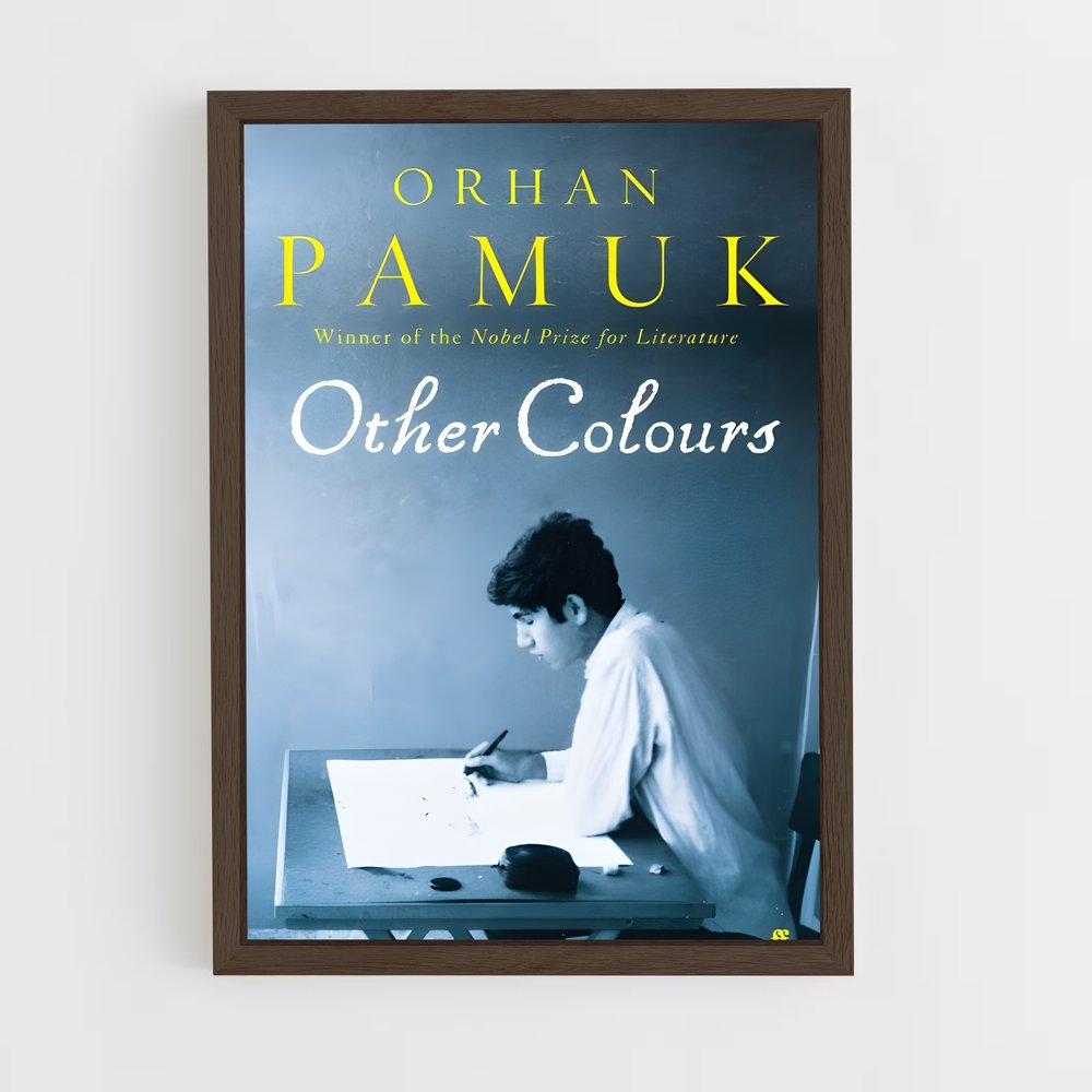 ap-orhan pamuk-5 cadre Bois foncé