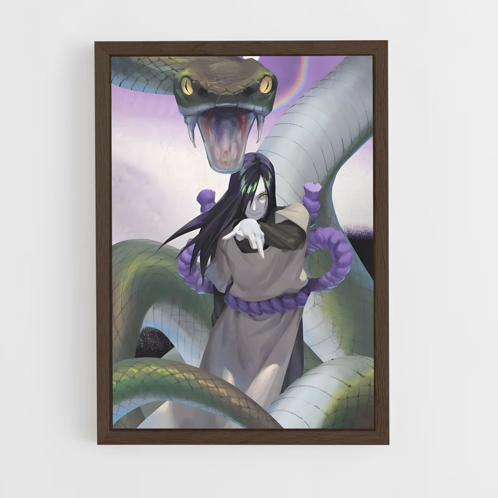 ap-orochimaru-10 cadre Bois foncé