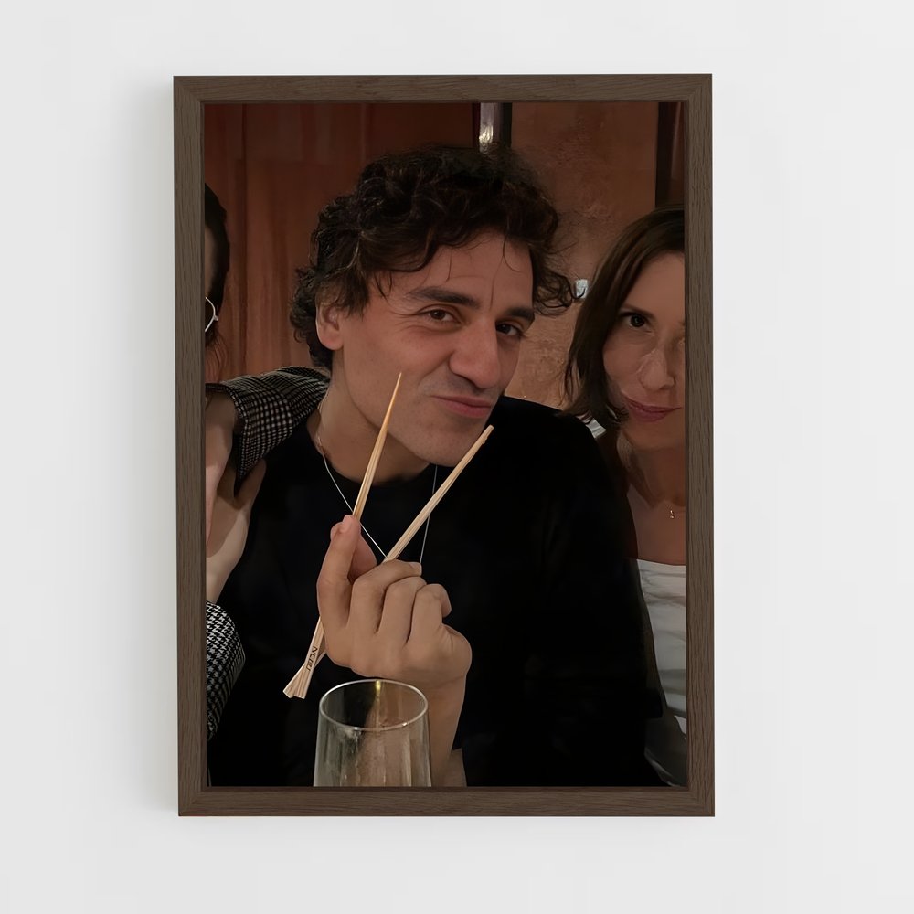 ap-oscar isaac-11 cadre Bois foncé