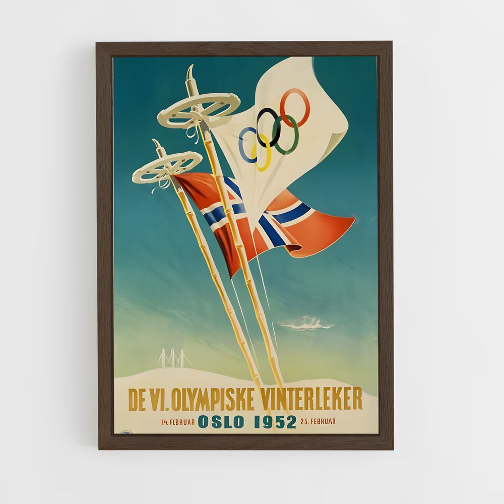 ap-oslo 1952-1 cadre Bois foncé