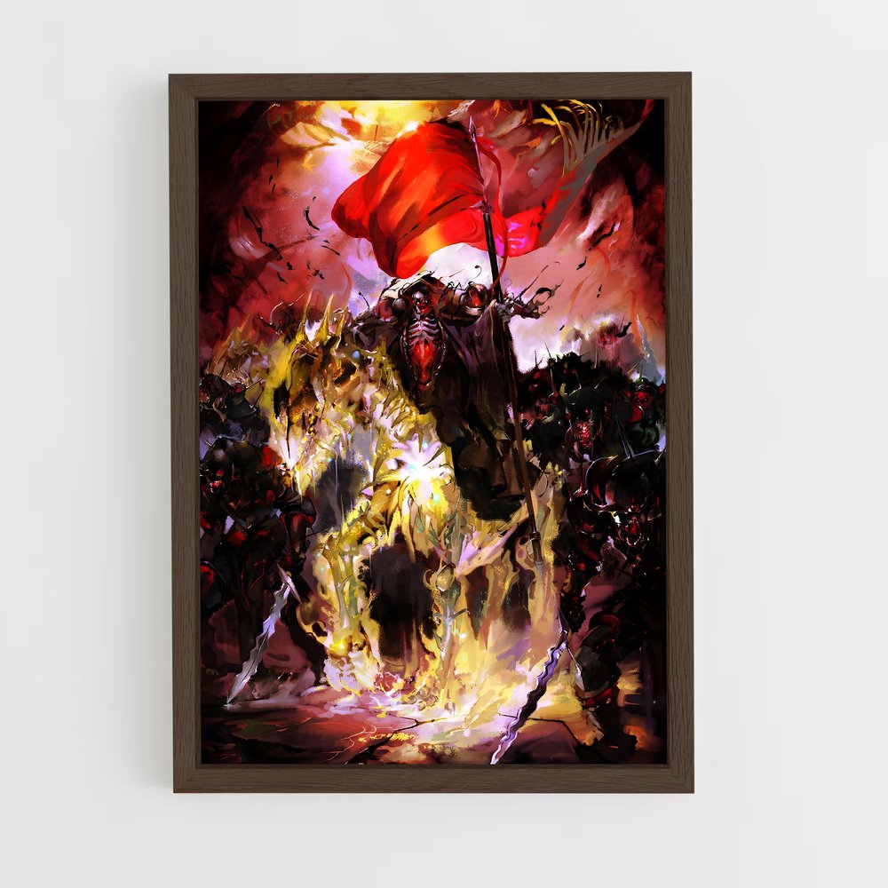 ap-overlord-4 cadre Bois foncé