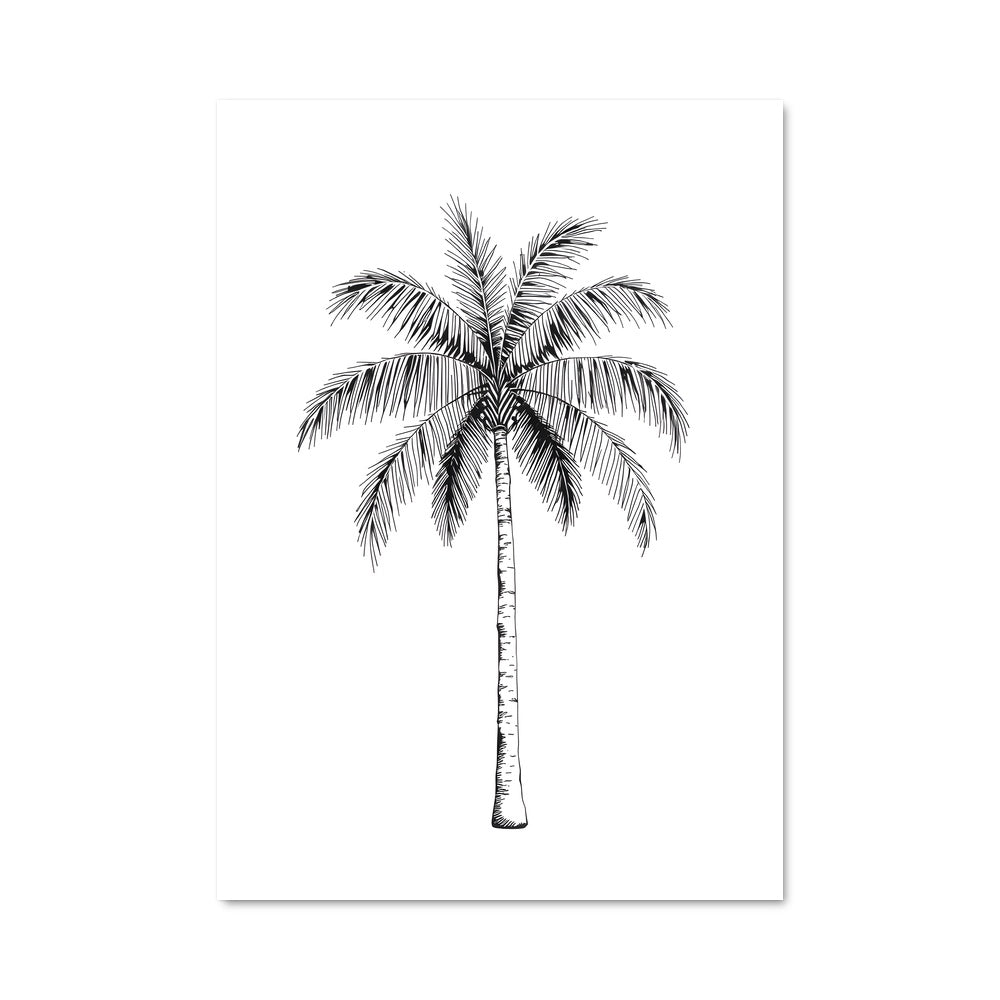 Poster Palmiers Enchantés