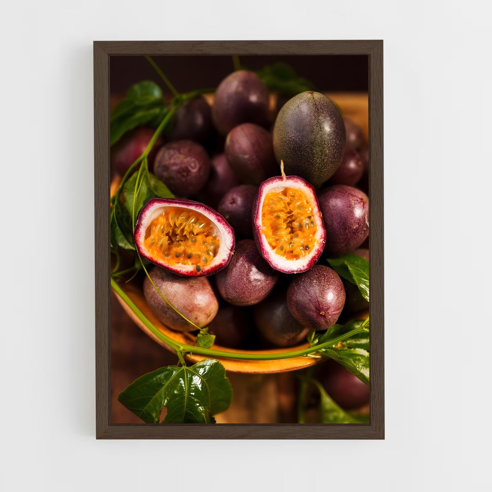 ap-passion fruit-9 cadre Bois foncé