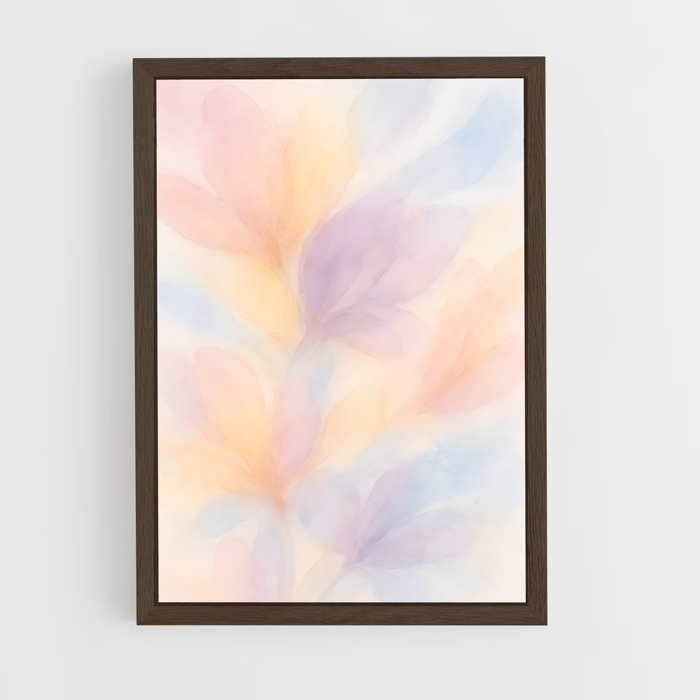 ap-pastels-5 cadre Bois foncé