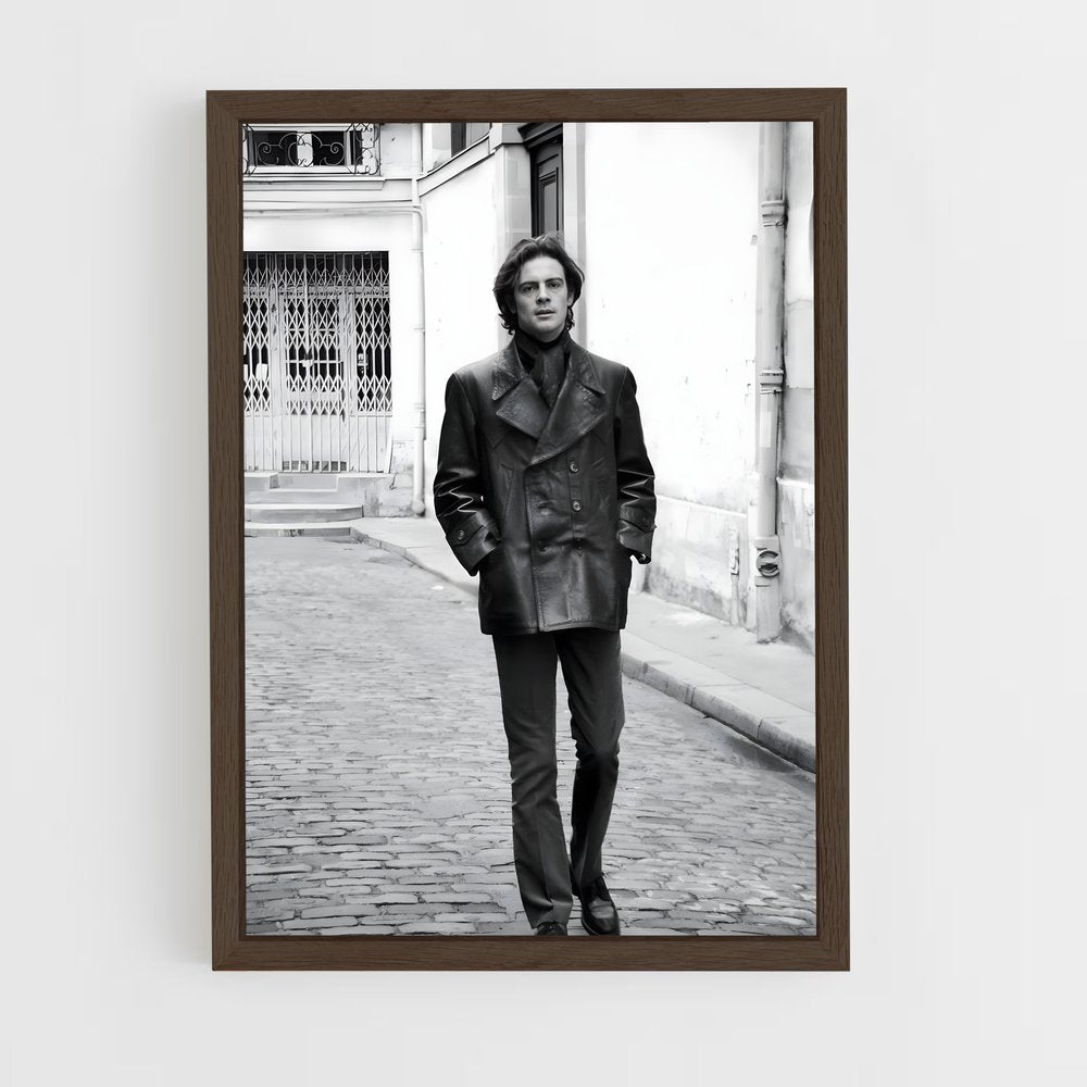 ap-patrick modiano-3 cadre Bois foncé