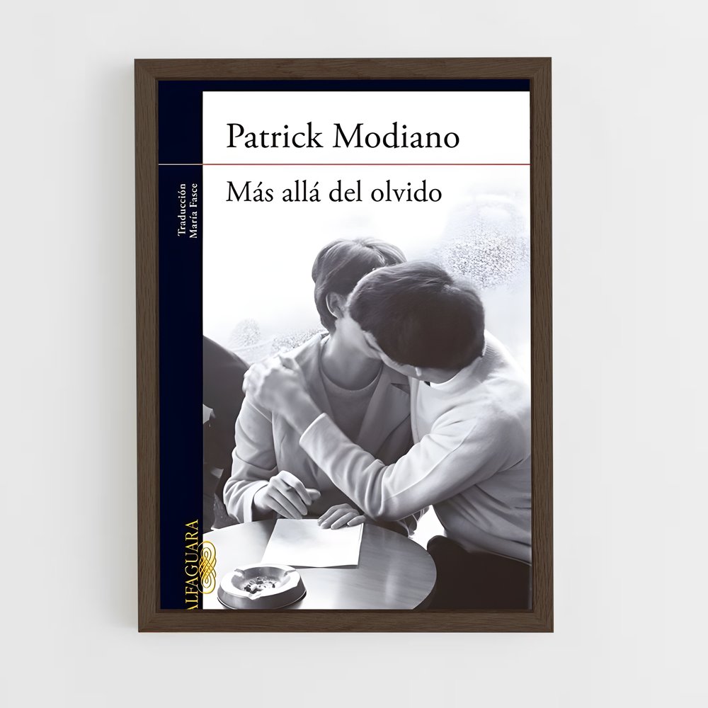 ap-patrick modiano-5 cadre Bois foncé