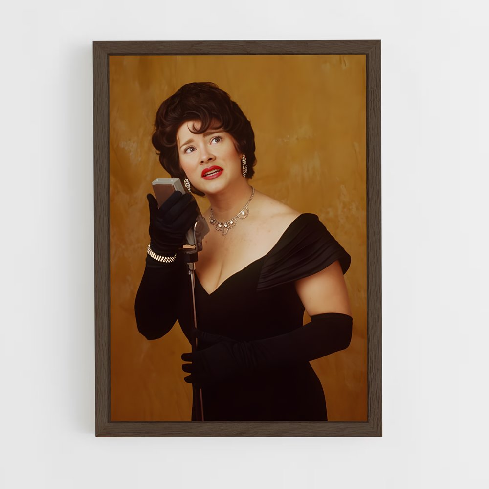 ap-patsy cline-4 cadre Bois foncé