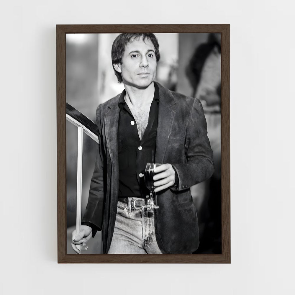 ap-paul simon-6 cadre Bois foncé
