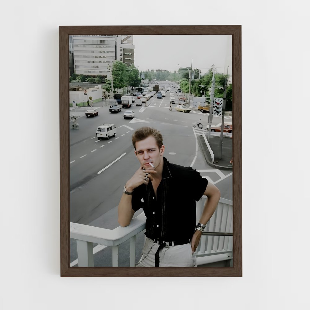 ap-paul simonon-2 cadre Bois foncé