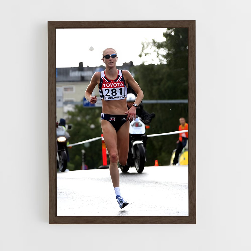 ap-paula radcliffe-1 cadre Bois foncé