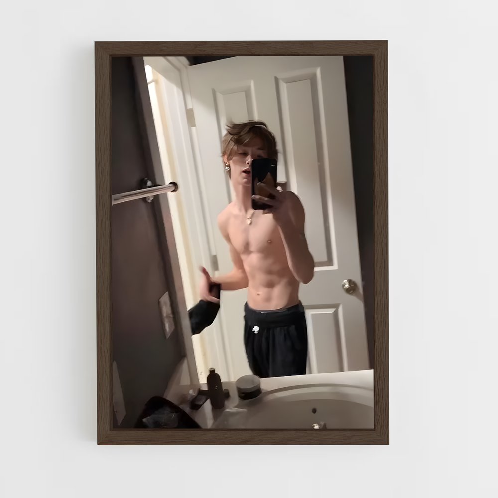ap-payton moormeier-10 cadre Bois foncé