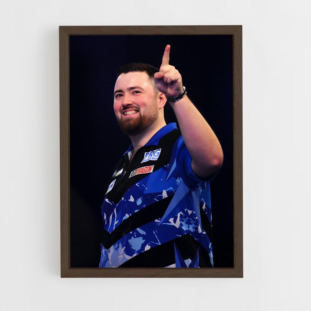 ap-pdc world championship-1 cadre Bois foncé