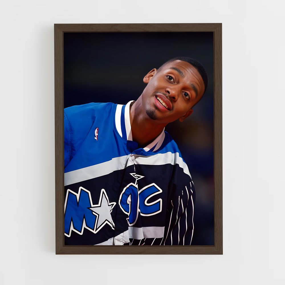 ap-penny hardaway-2 cadre Bois foncé