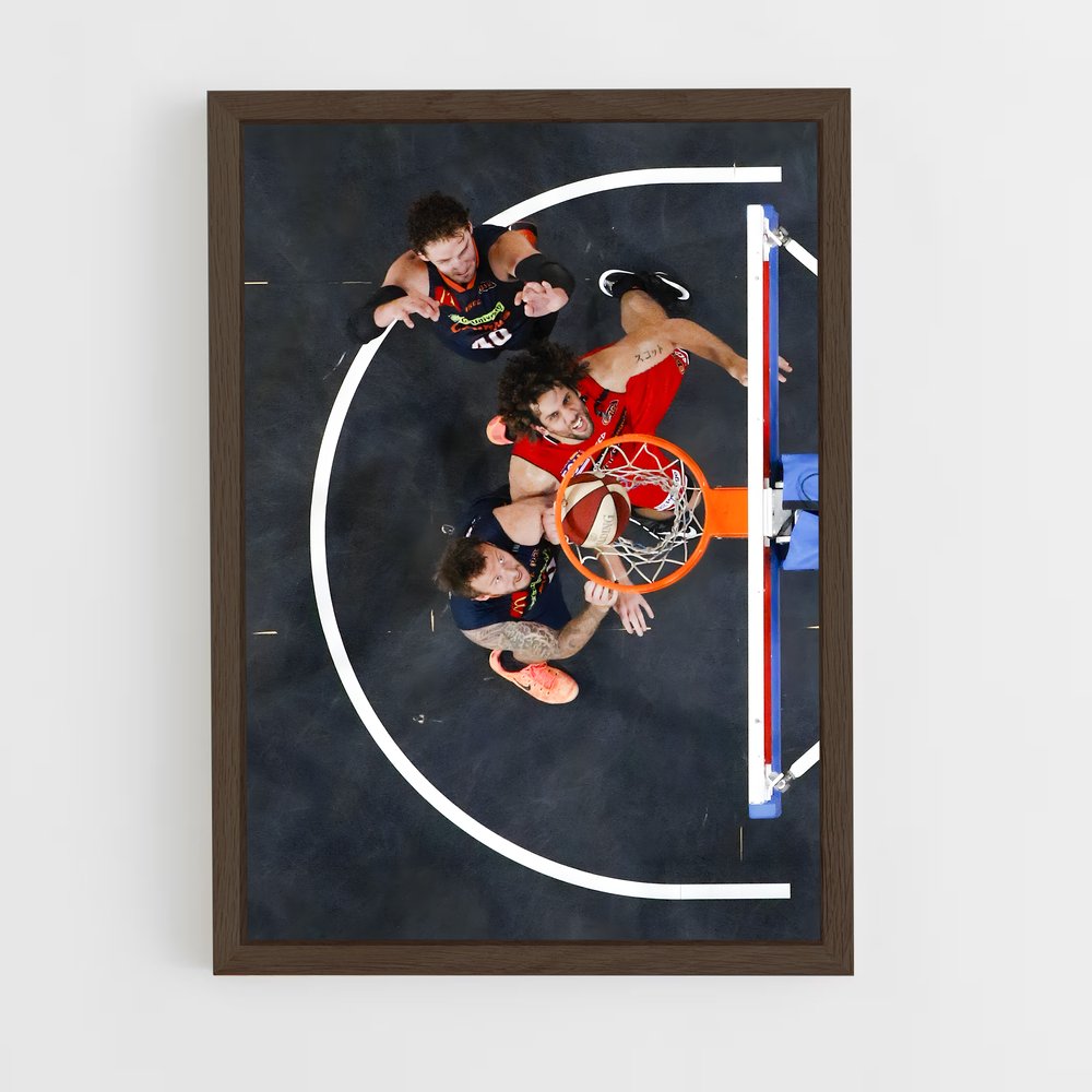 ap-perth wildcats basketball-3 cadre Bois foncé