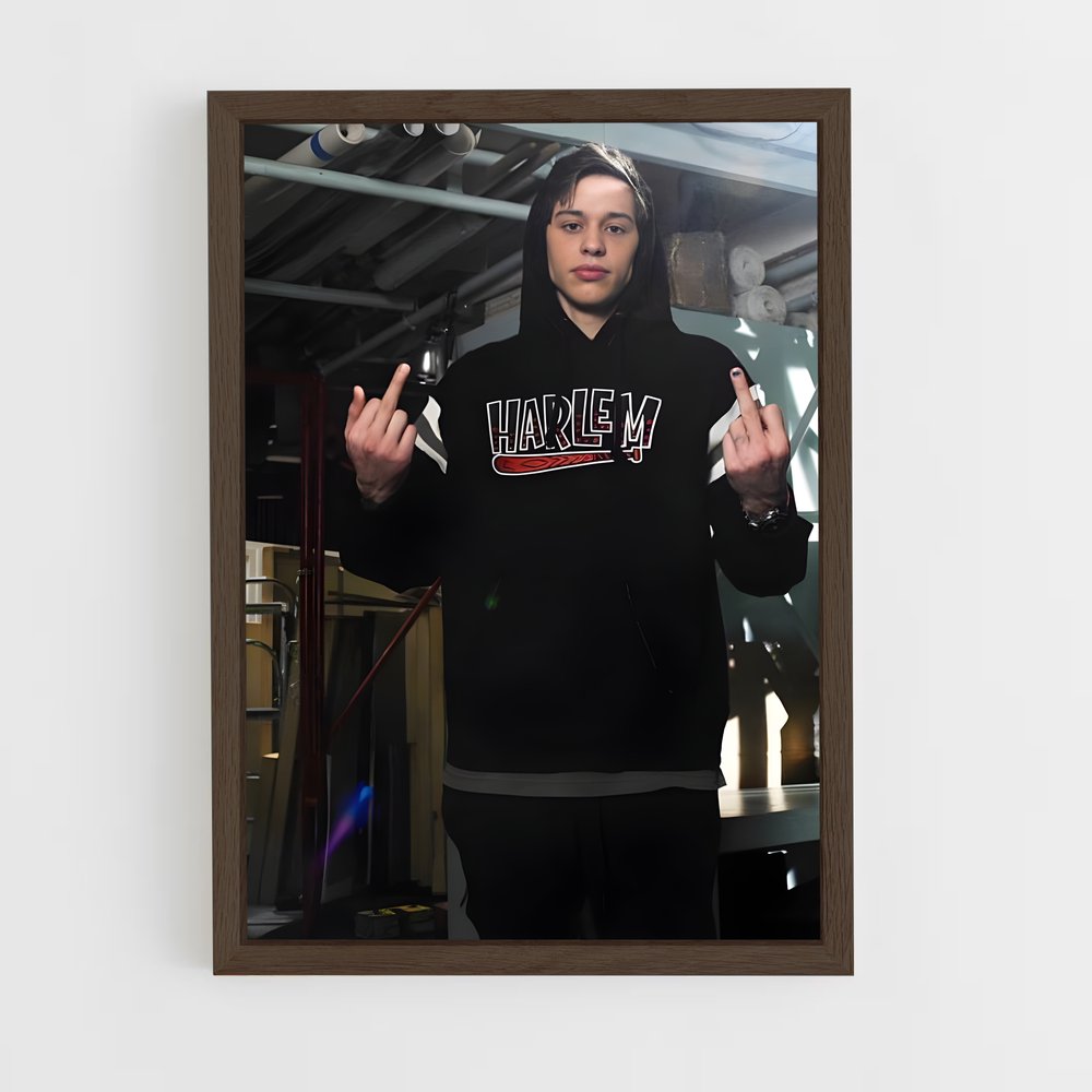 ap-pete davidson-8 cadre Bois foncé