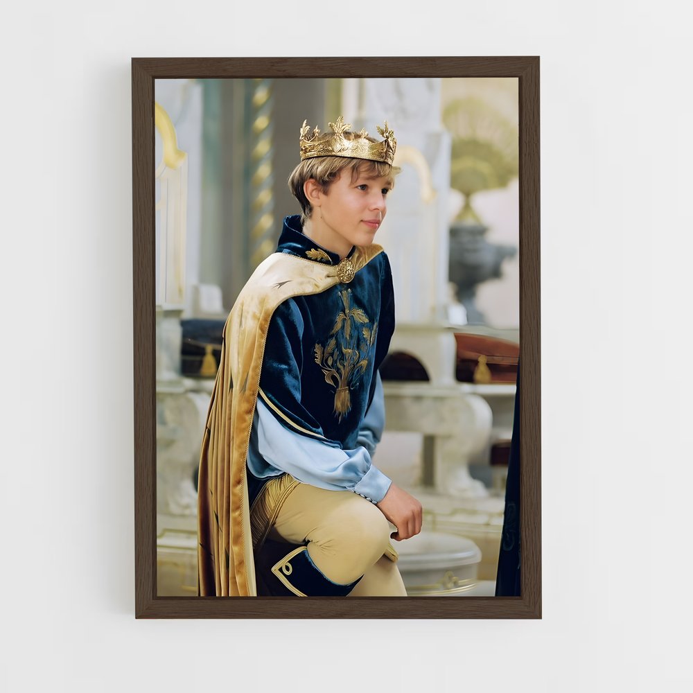 ap-peter pevensie-1 cadre Bois foncé