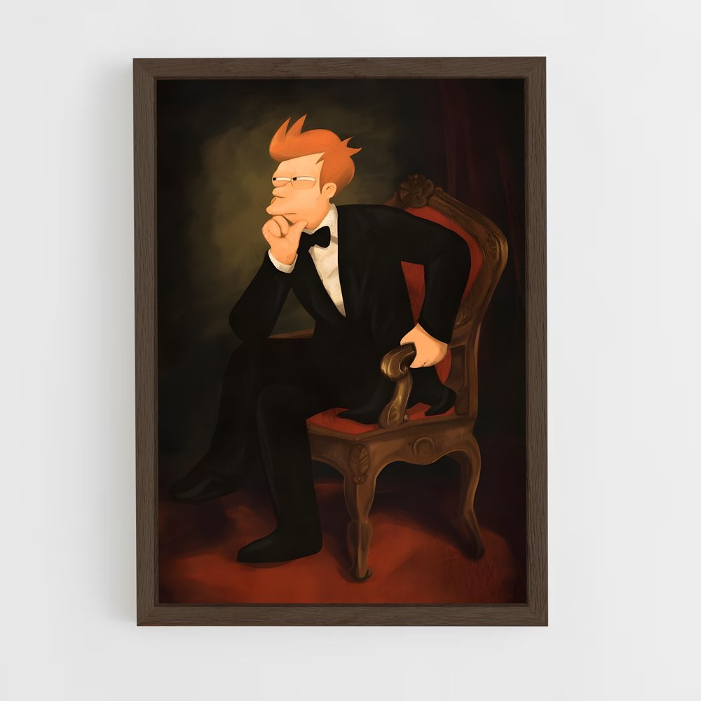 ap-philip fry-1 cadre Bois foncé