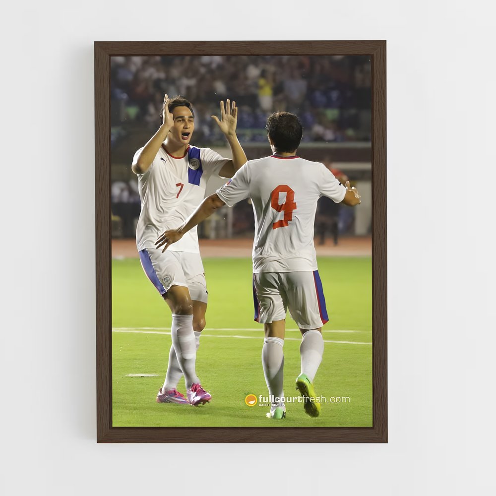 ap-philippines national football team-2 cadre Bois foncé