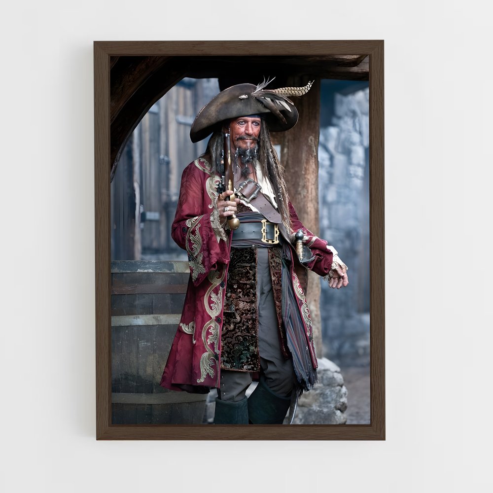ap-pirates-9 cadre Bois foncé