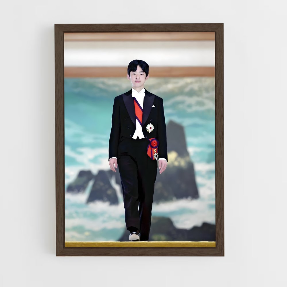 ap-prince hisahito-6 cadre Bois foncé